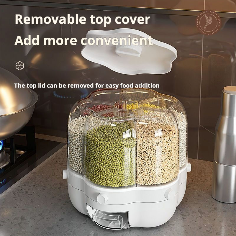 Rotating Grain Storage Box ( Rice Barrel) – 10 লিটার Capacity